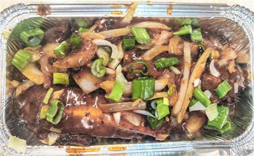 4________spicy spare ribs in oriental sauce